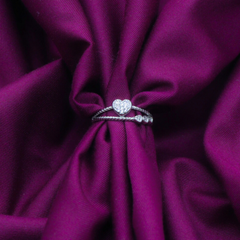 Twin Heart Harmony Ring