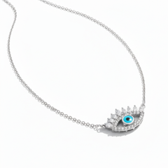 Glamour Evil Eye Marquise Necklace