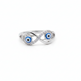 Infinity Evil Eye Protection Ring