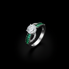 Twist Engagement Ring