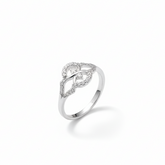Love's Flow Intertwined Ring