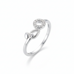 Love's Embrace" Open Band Ring
