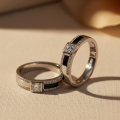 Modern Fusion" Accent Ring Set