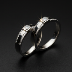 Modern Fusion" Accent Ring Set