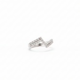 Twist Spark Sterling Silver Ring