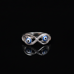 Infinity Evil Eye Protection Ring