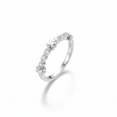 Love Code Half Eternity Ring