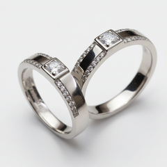 Modern Fusion" Accent Ring Set