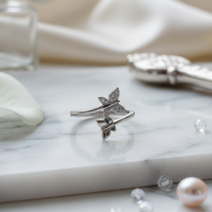 Twin Petals Ring