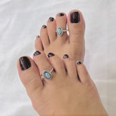 Blue Essence Toe Ring