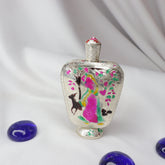 Handcrafted Silver Meenakari Sindoor Box