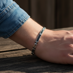 The Alternating Bar Link Bracelet