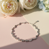 Wave Bloom Silver Bracelet – 92.5 Sterling Silver