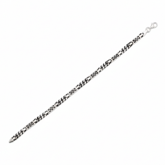 The Royal Greek Key ID Bracelet