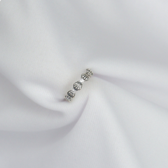 Ocean Wave Silver Ring