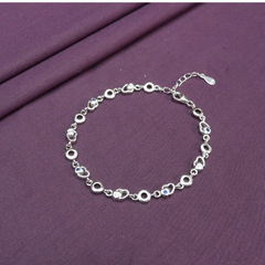 Silver Love Heart Bracelet
