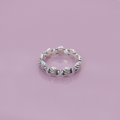 Ocean Wave Silver Ring