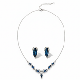 Midnight Bloom Necklace and Earring Set