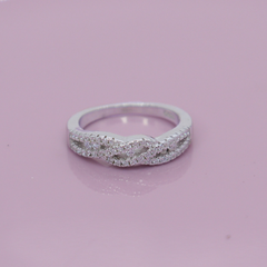 Lustre Silver Ring