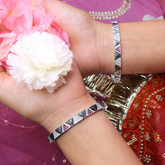 Elegant Pure Silver Bangles