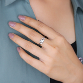 Twinkle Charm Silver Ring