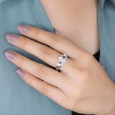 Eternal Spark Silver Ring