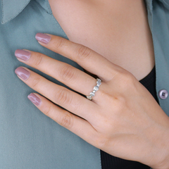 Ocean Wave Silver Ring