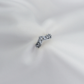 Silver Crown Band Ring