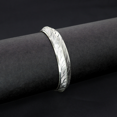 Royal Silver Kada for Men