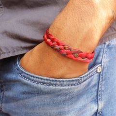 Silver Braided Moli Bracelet