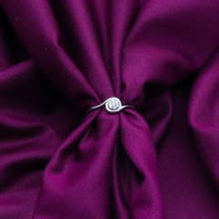 Radiant Solitaire Elegance Ring