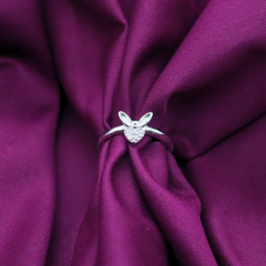 Moonlit Bunny Charm Ring