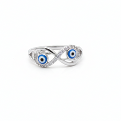 Infinity Evil Eye Protection Ring