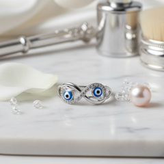 Infinity Evil Eye Protection Ring