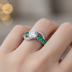 Twist Engagement Ring