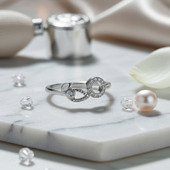 Love's Embrace" Open Band Ring