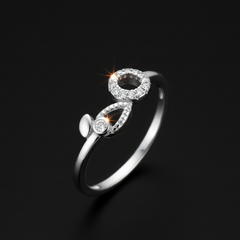 Love's Embrace" Open Band Ring