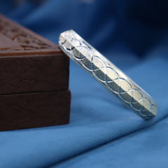 Elegant Fusion Silver Kada