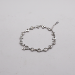 Silver Heartline Bracelet – 92.5 Sterling Silver