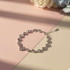 Silver Heartline Bracelet – 92.5 Sterling Silver
