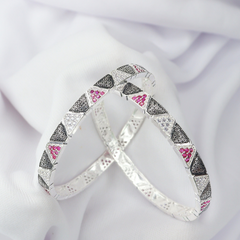 Elegant Pure Silver Bangles