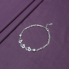 Triple Heart Silver Bracelet
