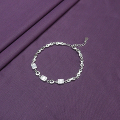 Elegant Silver Charm Bracelet
