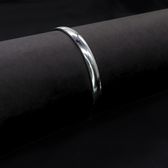 Classic Plain Silver Kada for Men