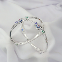 Timeless Silver Bangles