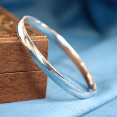 Classic Elegance Silver Kada