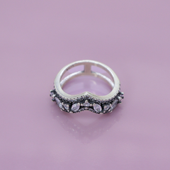 Silver Crown Band Ring
