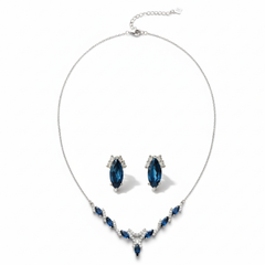 Midnight Bloom Necklace and Earring Set