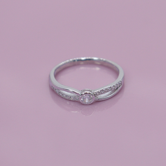 Graceful Double Band Silver Ring