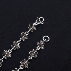 Butterfly Bliss Silver Bracele
